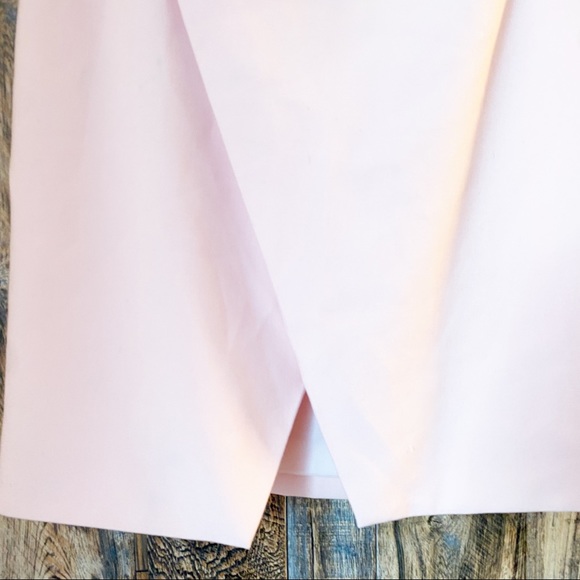Likely strapless blush pink dress, fold over envelope style skirt - Picture 2 of 8